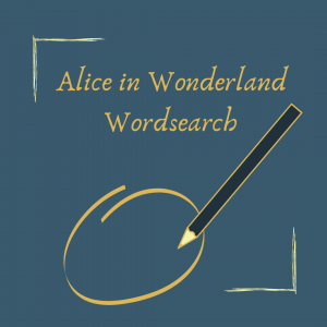 Alice in Wonderland Wordsearch