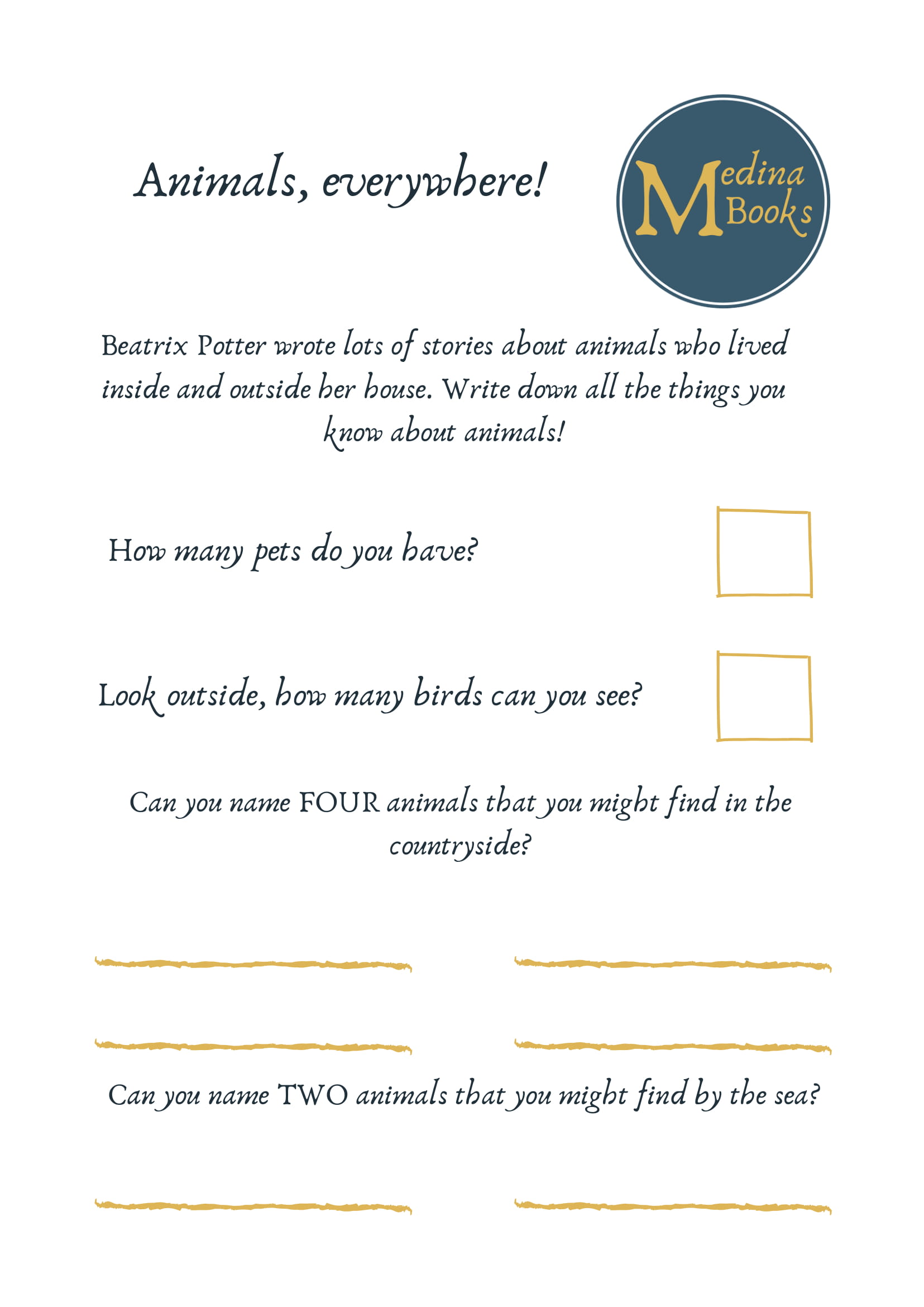 Beatrix Potter Activity Pack - Image 2