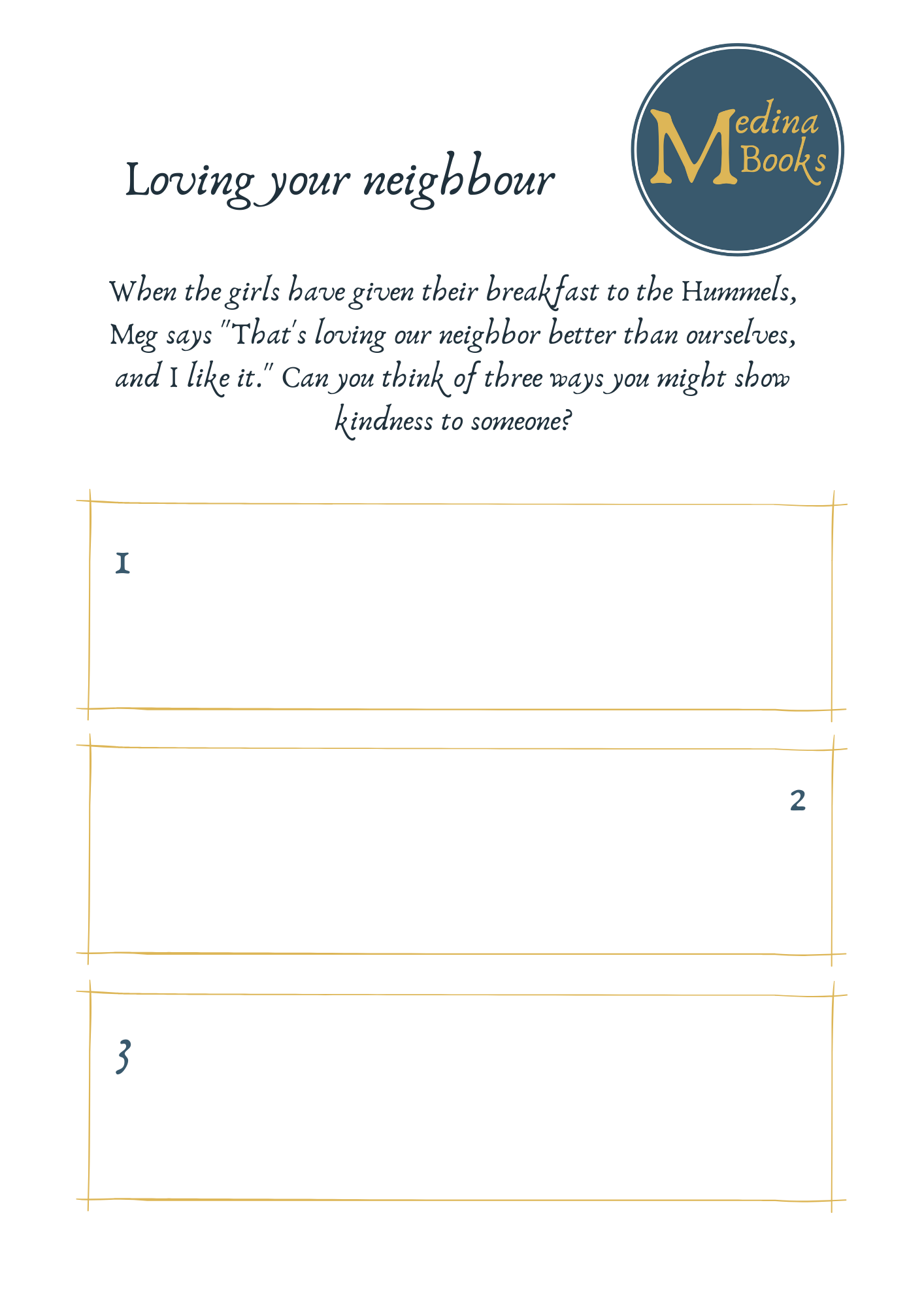 Little Women Activity Pack (Chapter Two) - Image 3