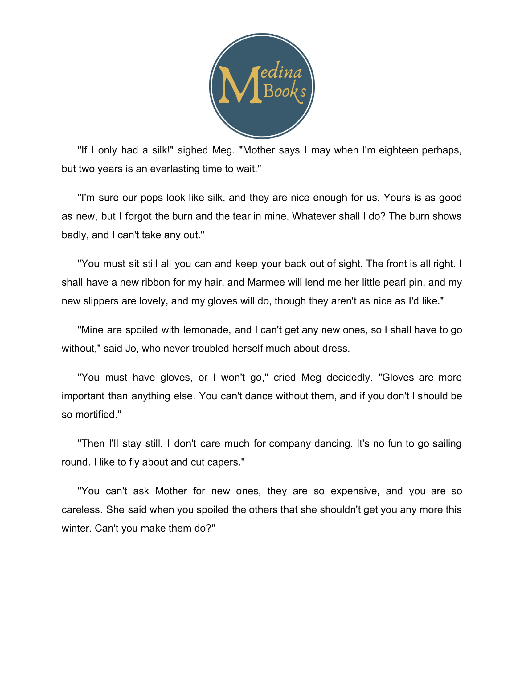 Little Women Read-Along Sheet (Chapter Three) - Image 3