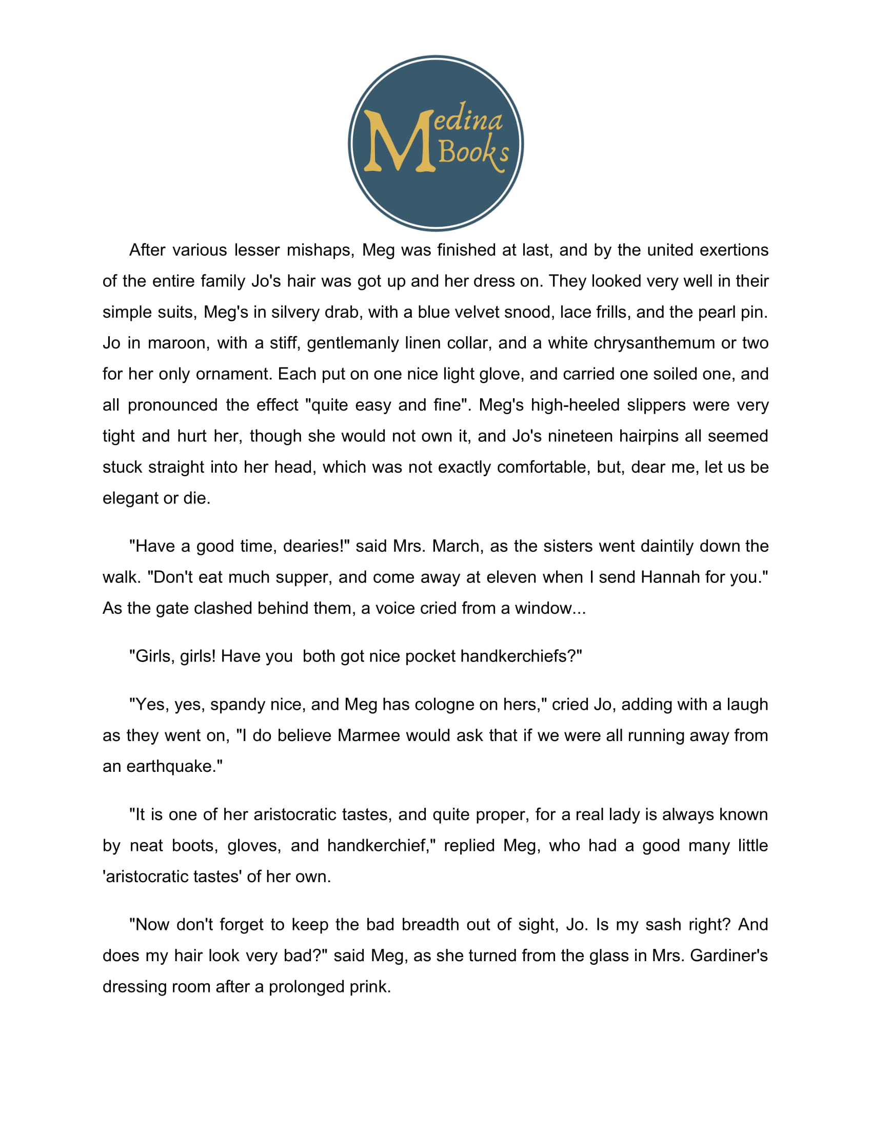 Little Women Read-Along Sheet (Chapter Three) - Image 6