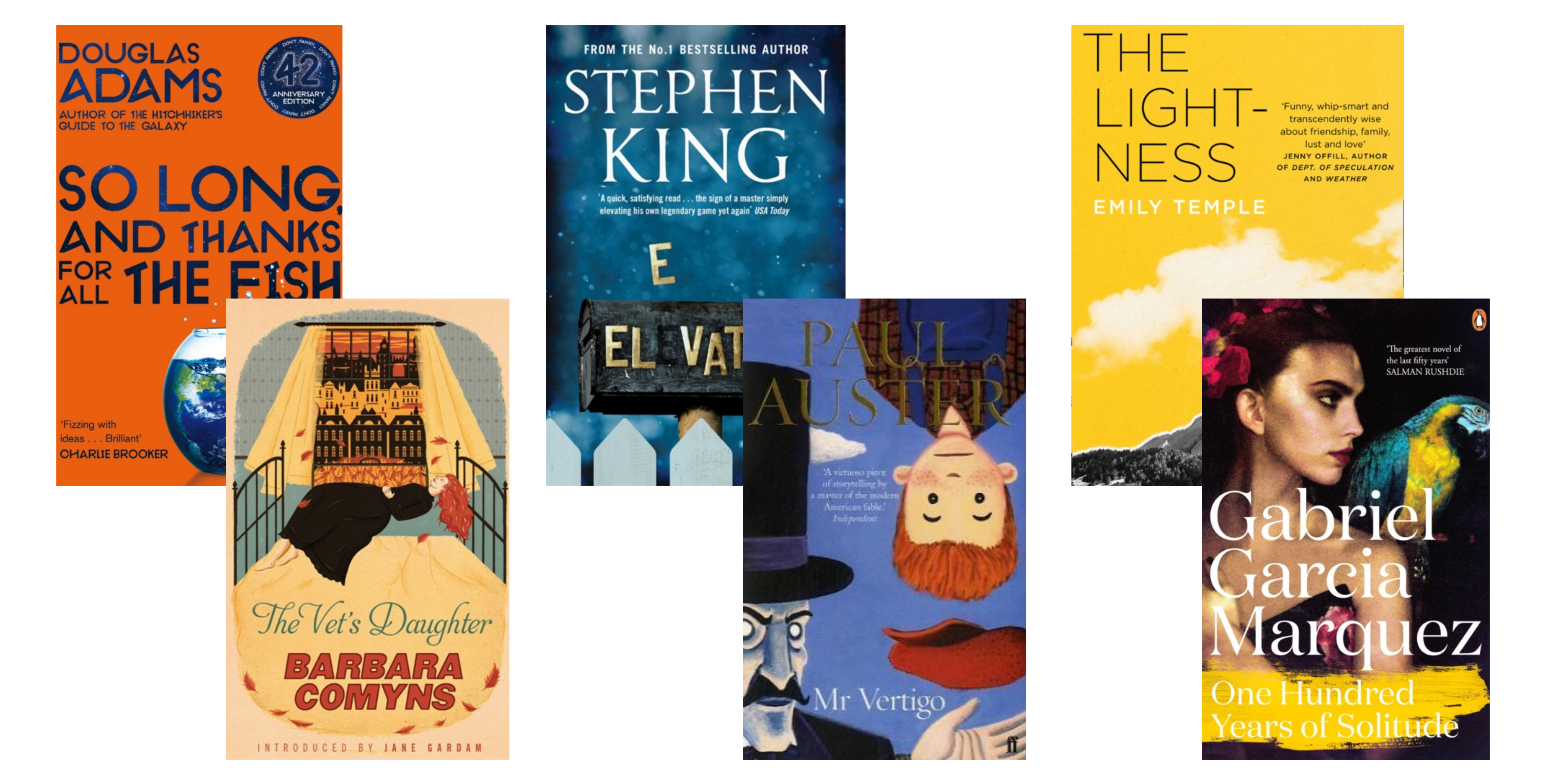 Novels to give you a lift Novels to give you a lift