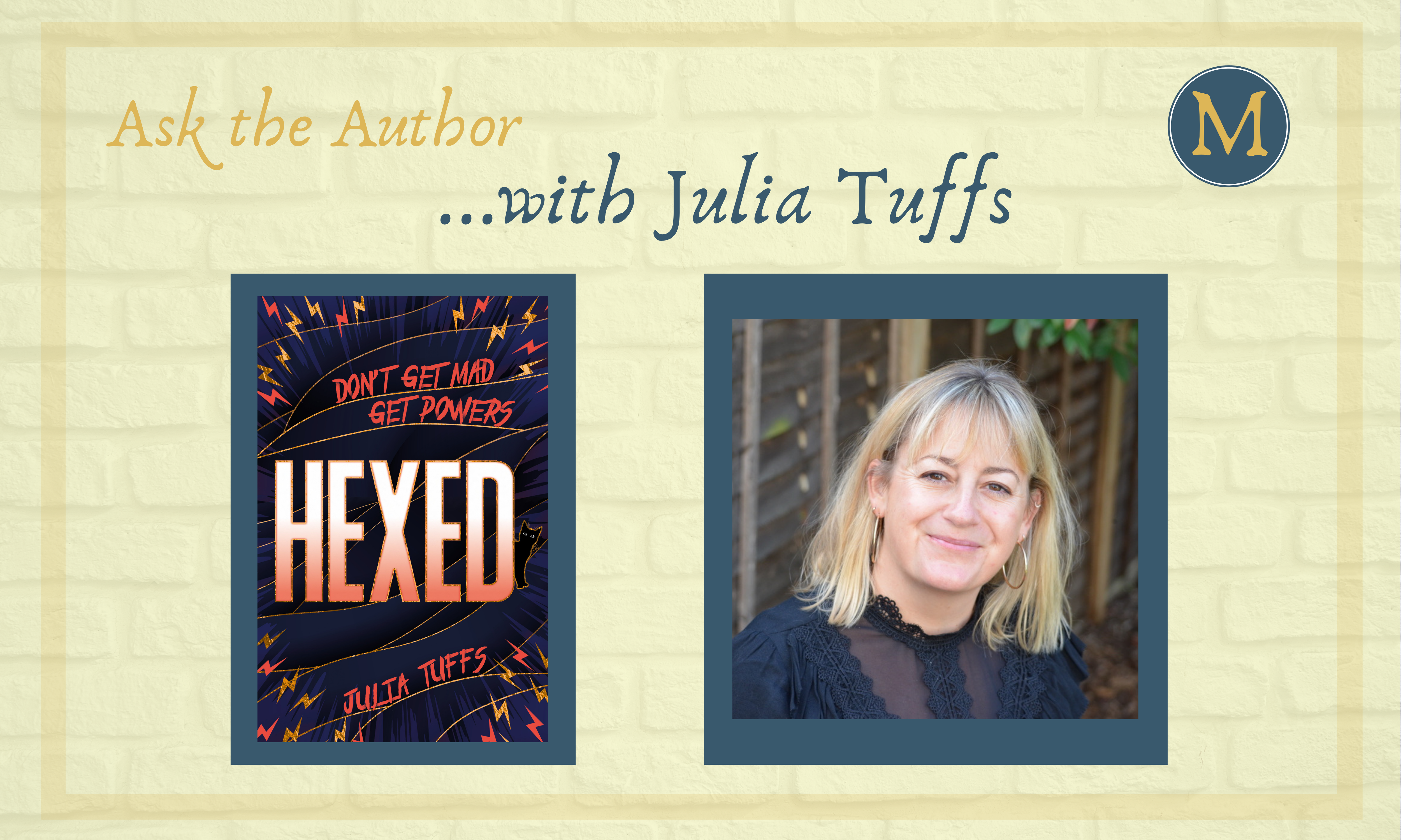 Ask the Author with Julia Tuffs website header Ask the Author with Julia Tuffs